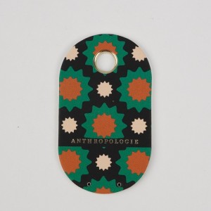 Thiết kế thời trang tùy chỉnh logo tên thương hiệu chất lượng cao giấy treo thẻ với dây dây cho môi trường quần áo thân thiện với môi trường